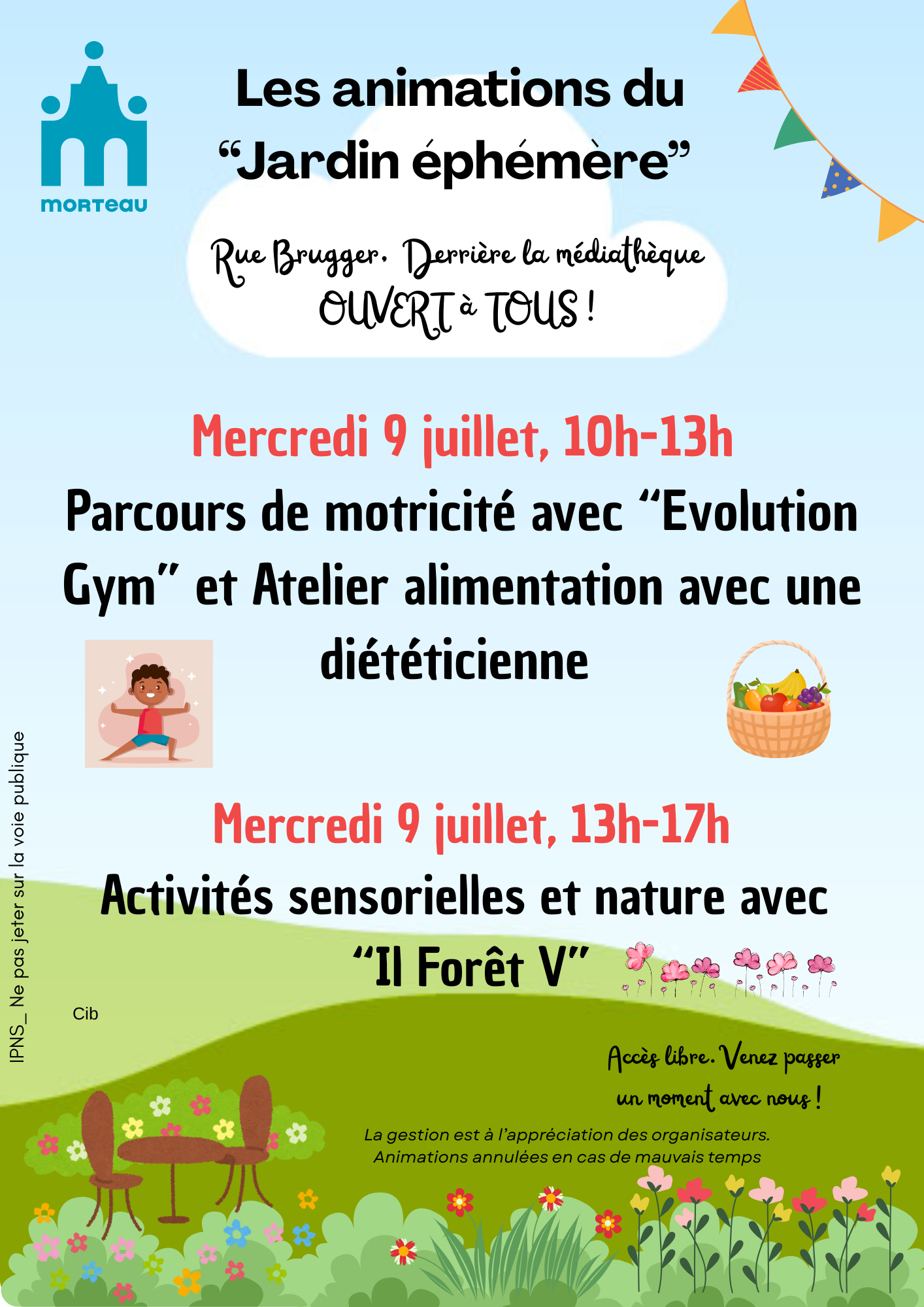 Les animations du “Jardin éphémère”gym_diet_ilforêtV