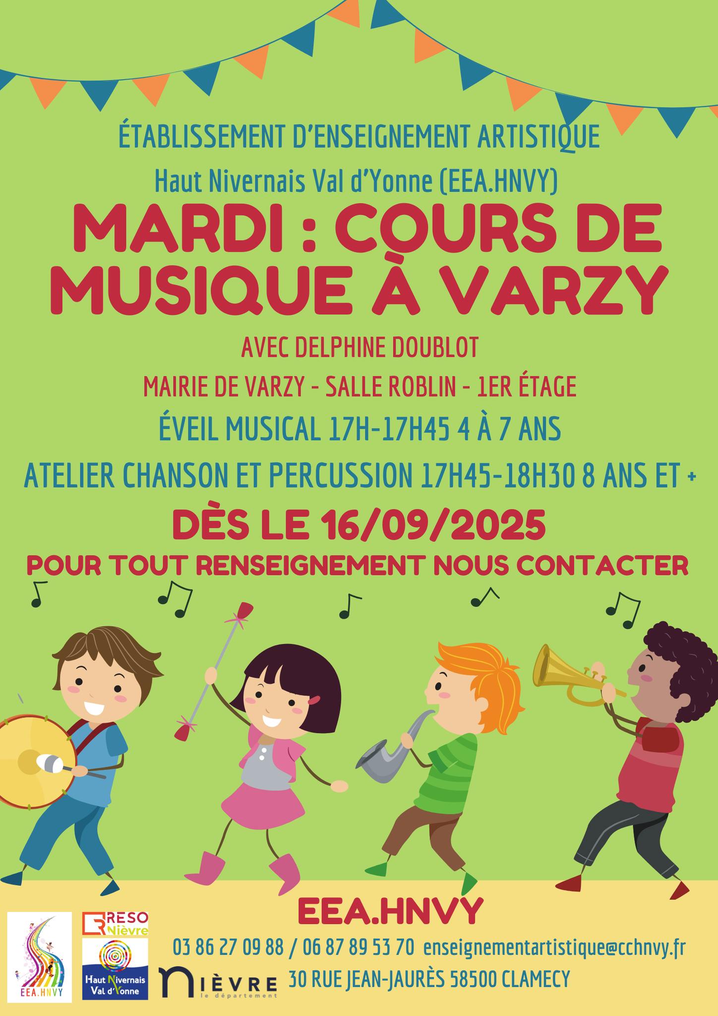 Cours de musique