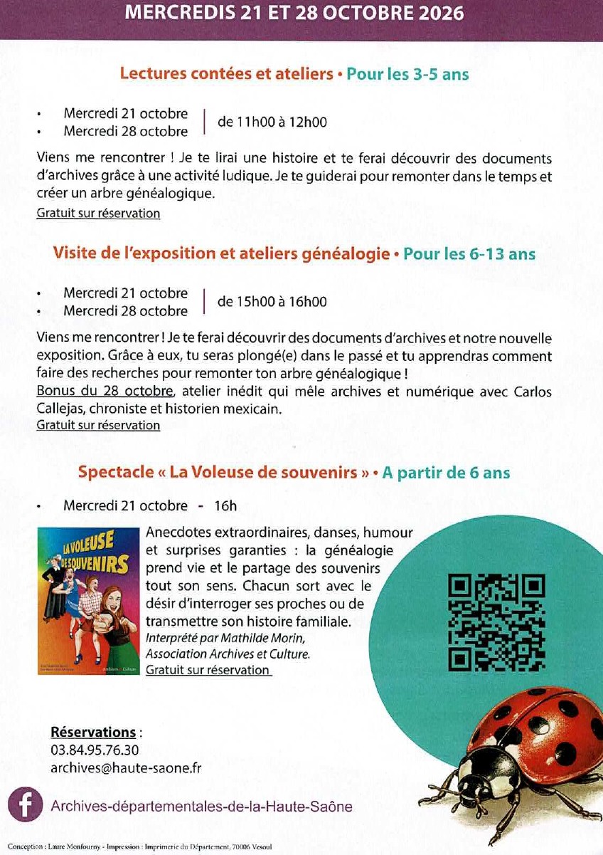 Les vacances au archives 2