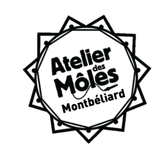 Logo moles Noir sur blanc