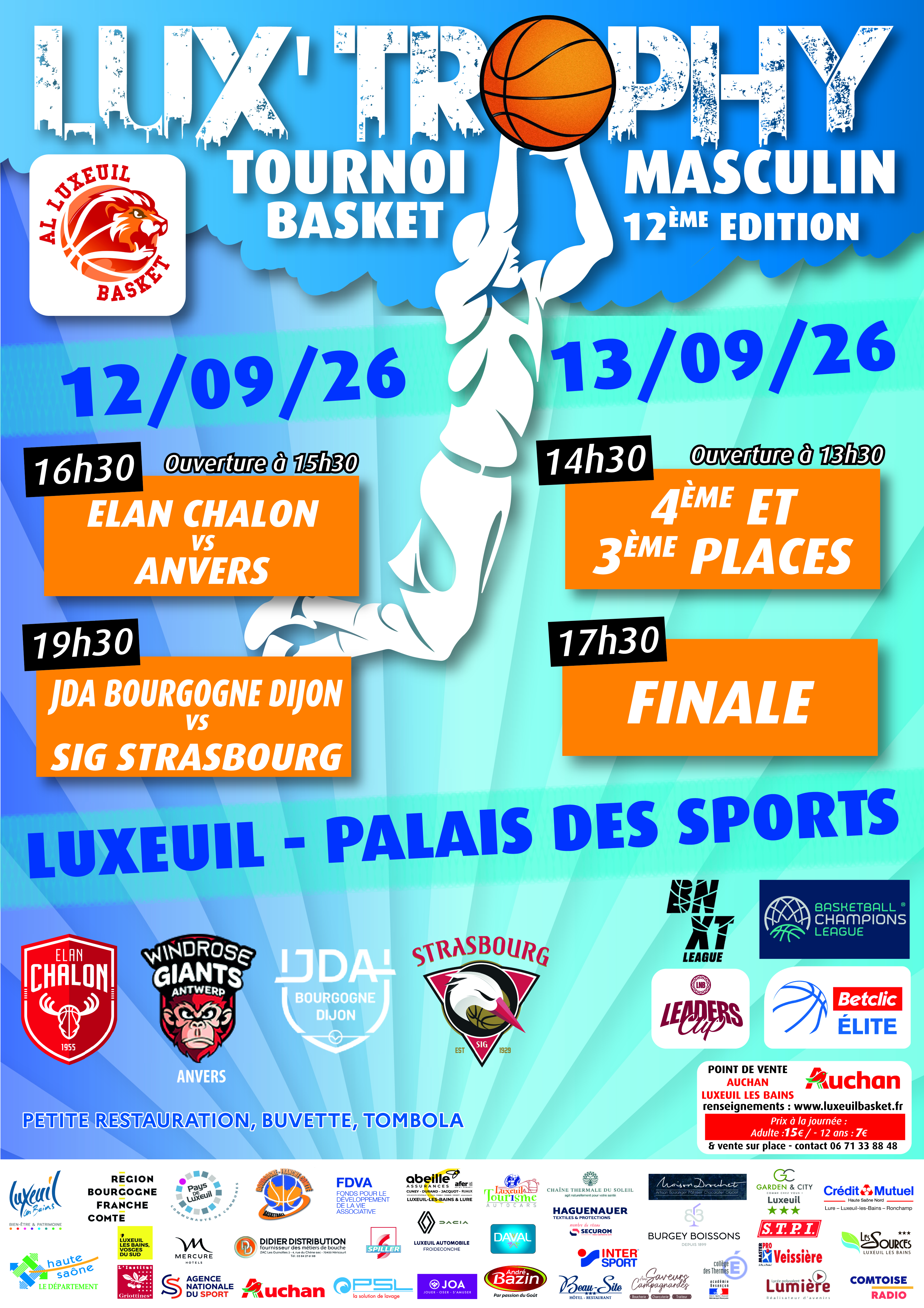 Luxtrophy : tournoi de basket