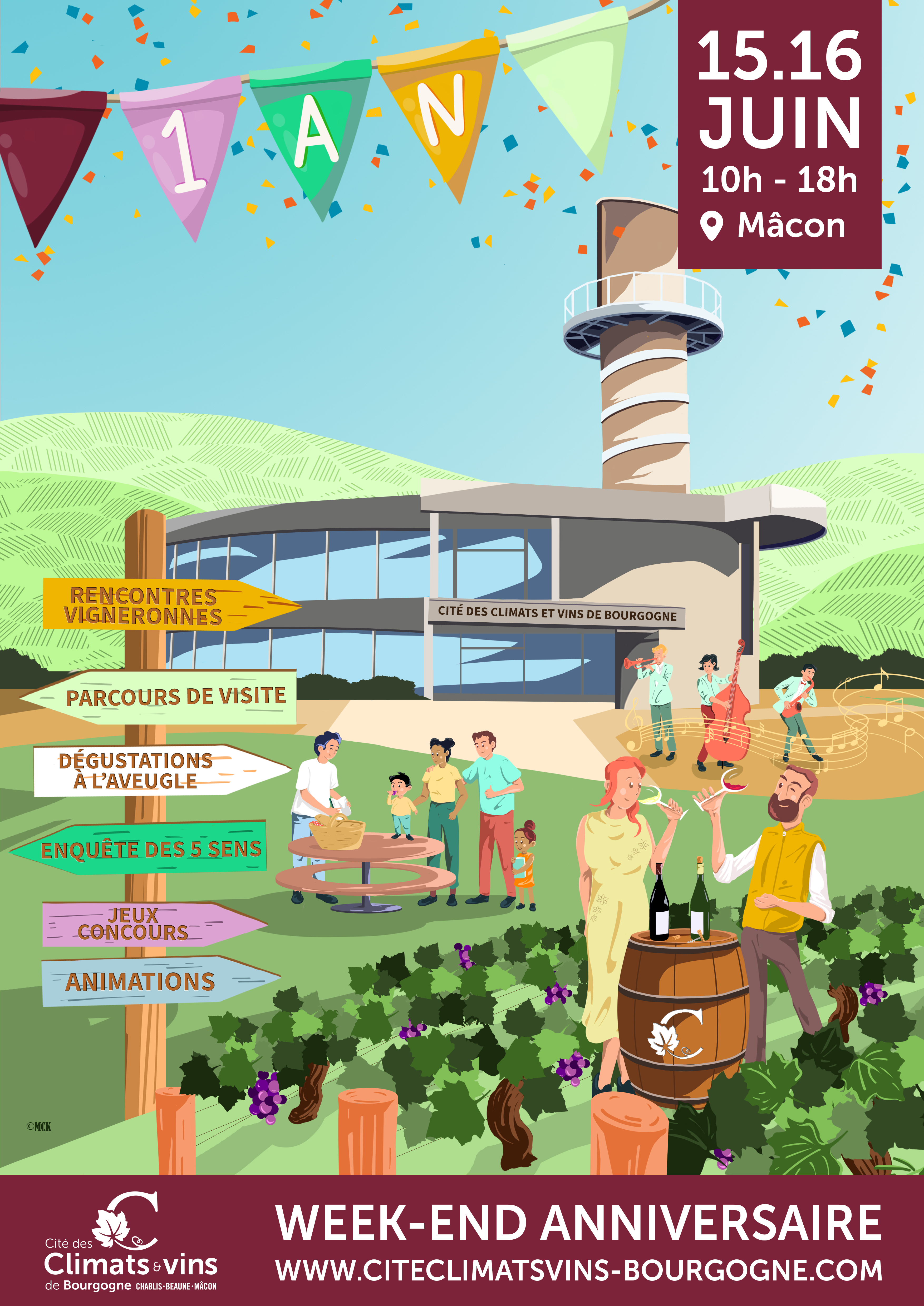 Affiche Anniversaire - Mâcon