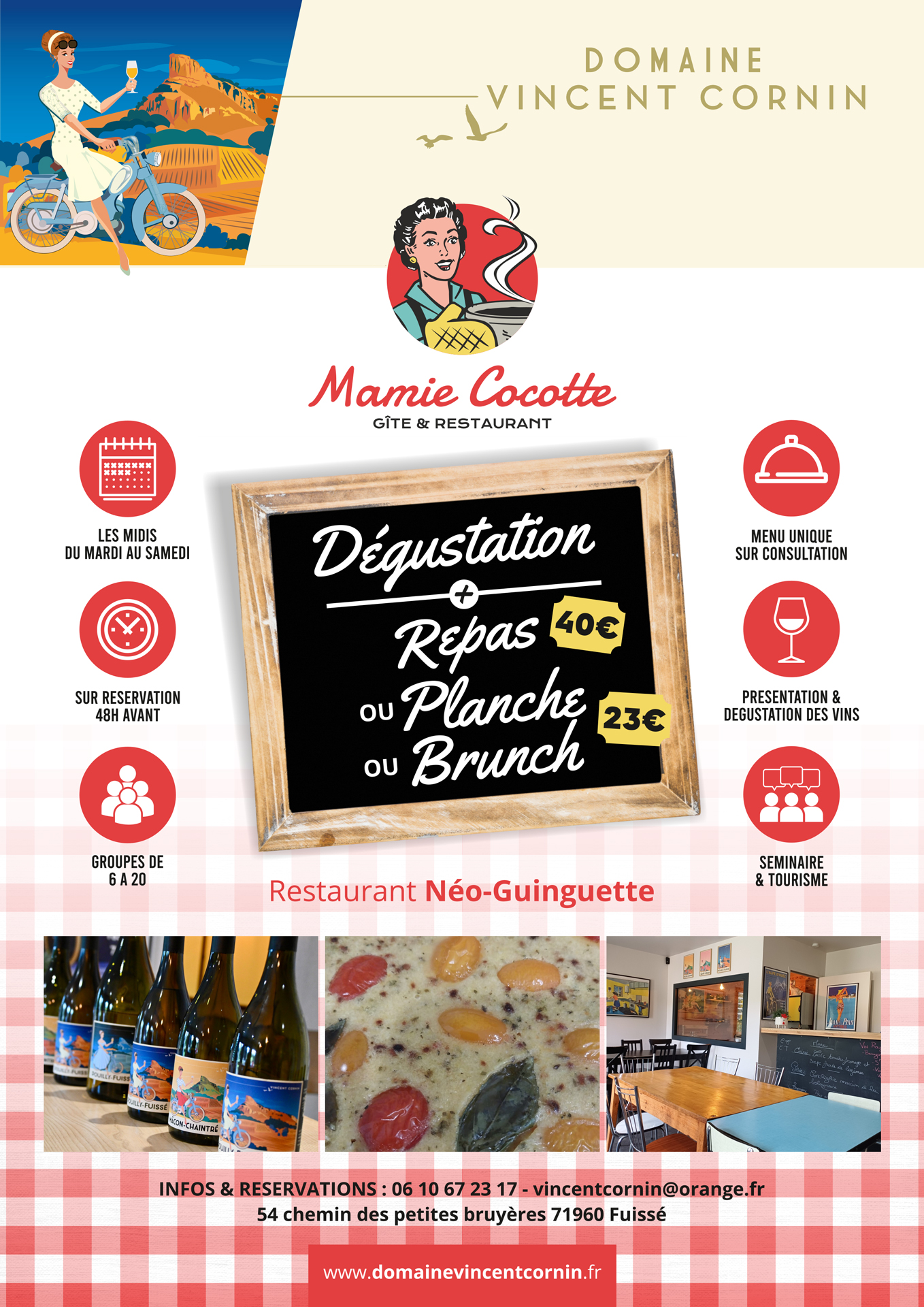 Découverte oenologie-gastronomie
