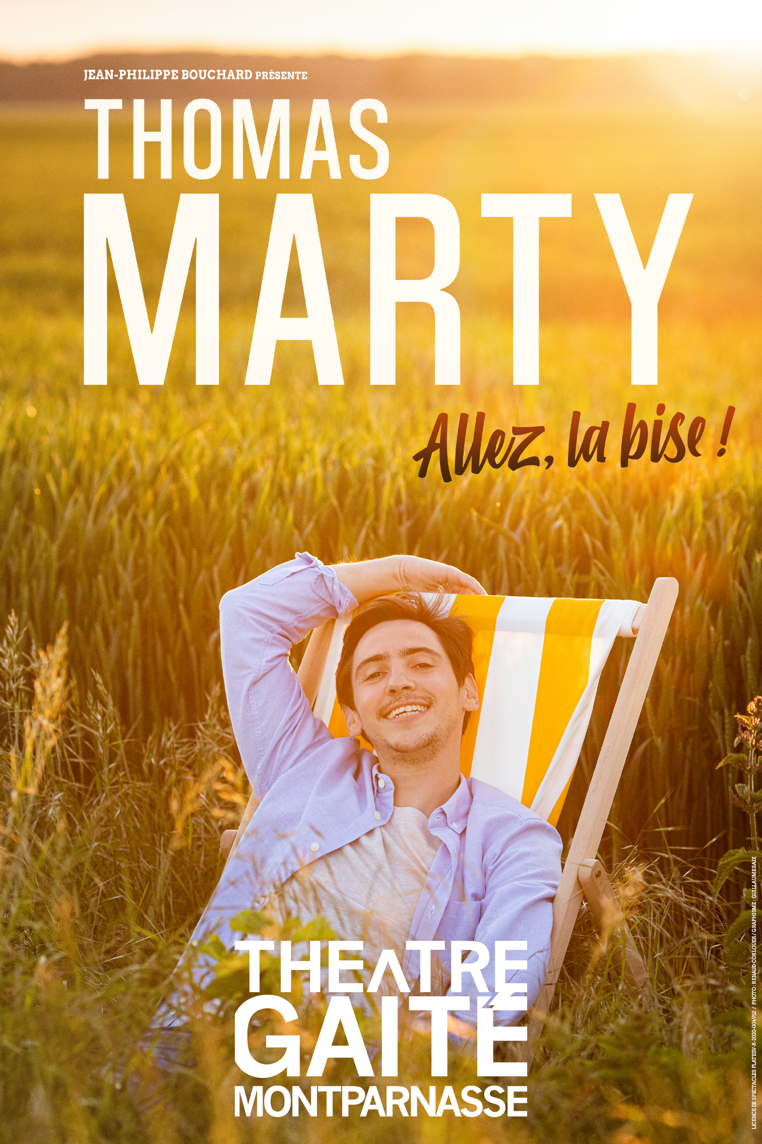 MARTY - Allez la bise - Affiche Gaité