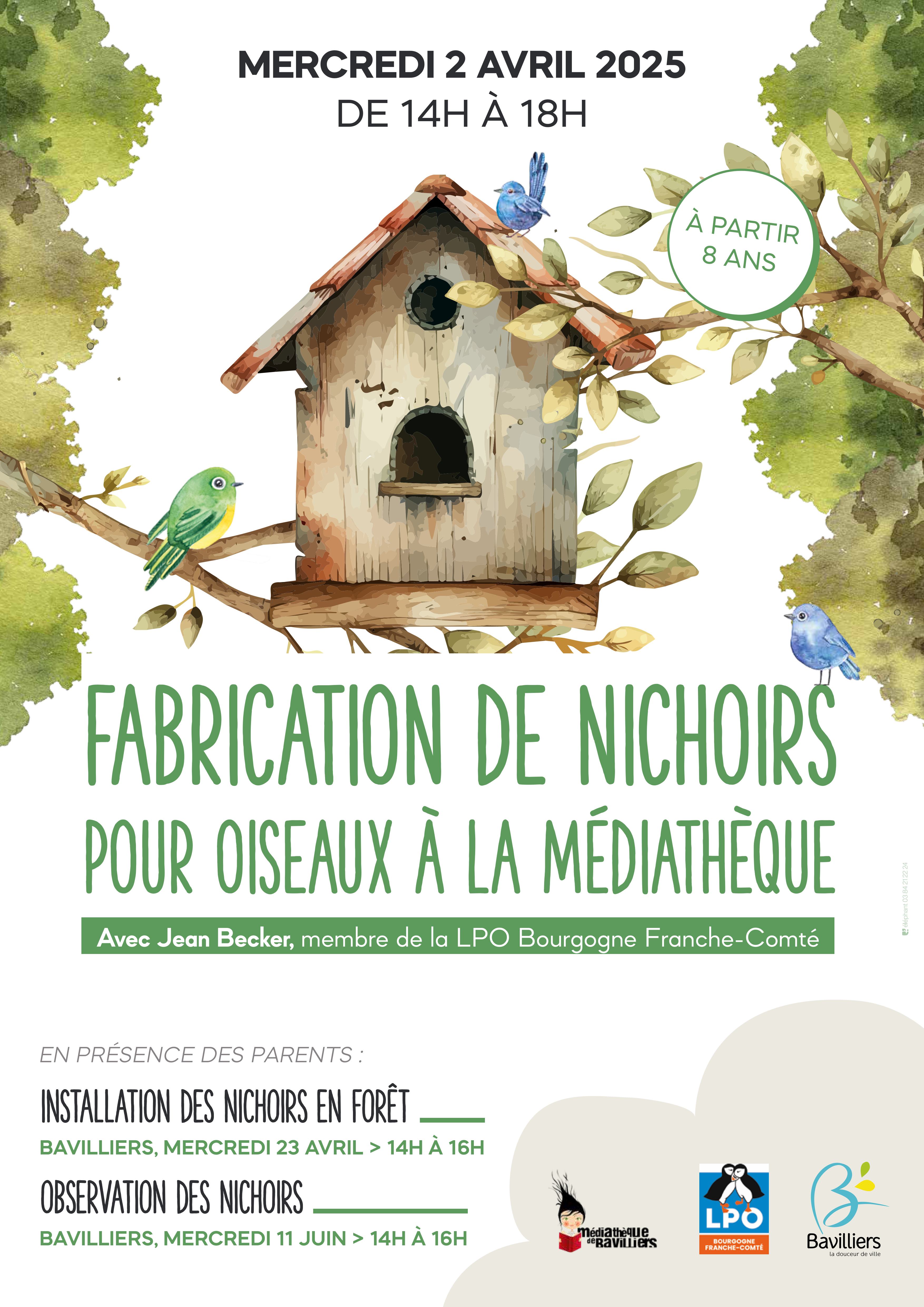 Fabrication de nichoirs