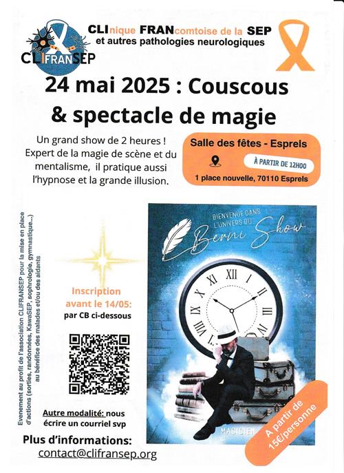Spectacle de magie et repas