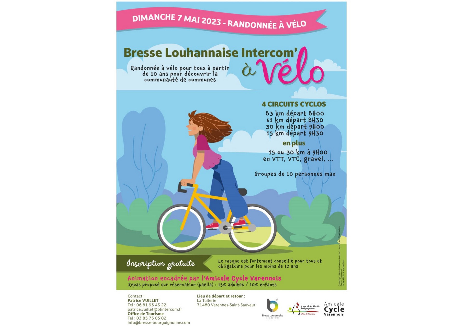 Mai à vélo