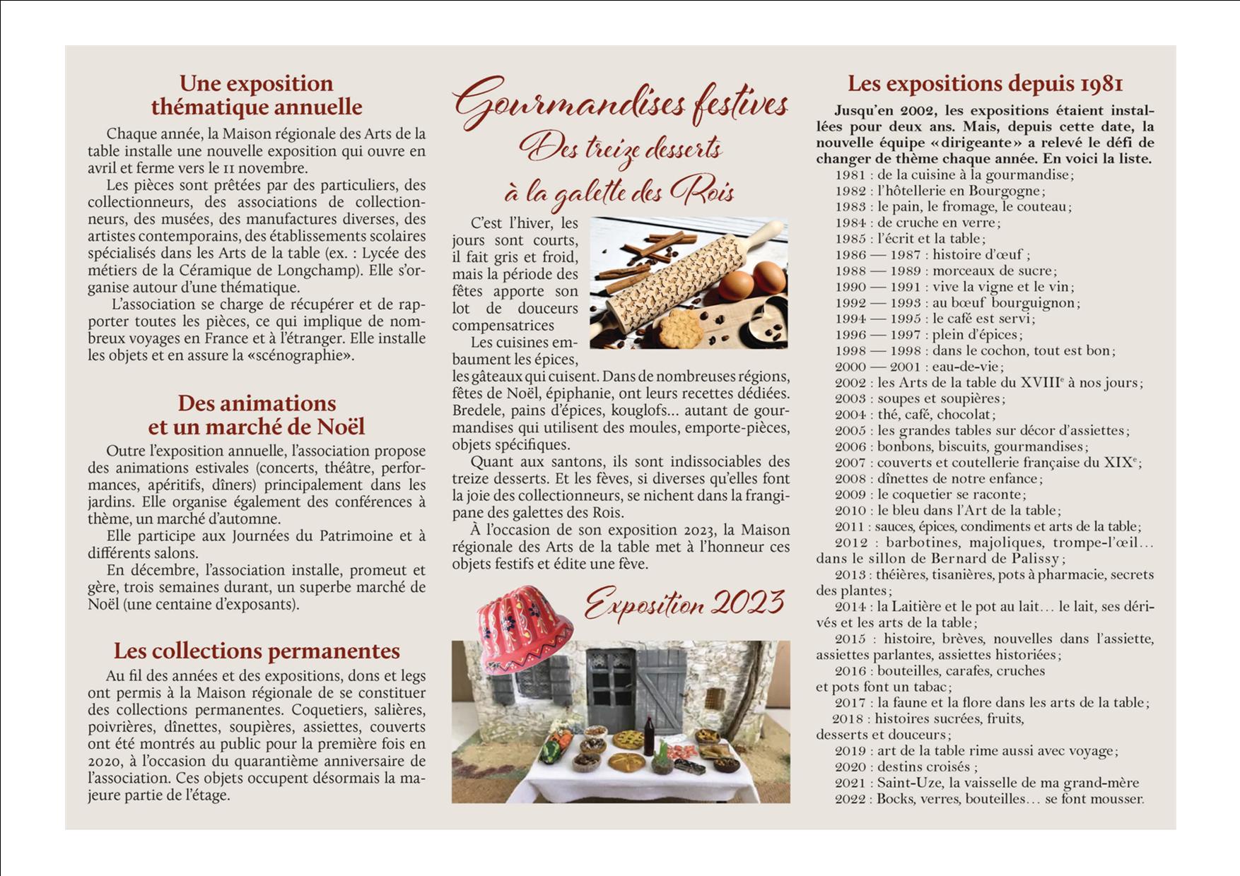 Maison régionale des Arts de la Table