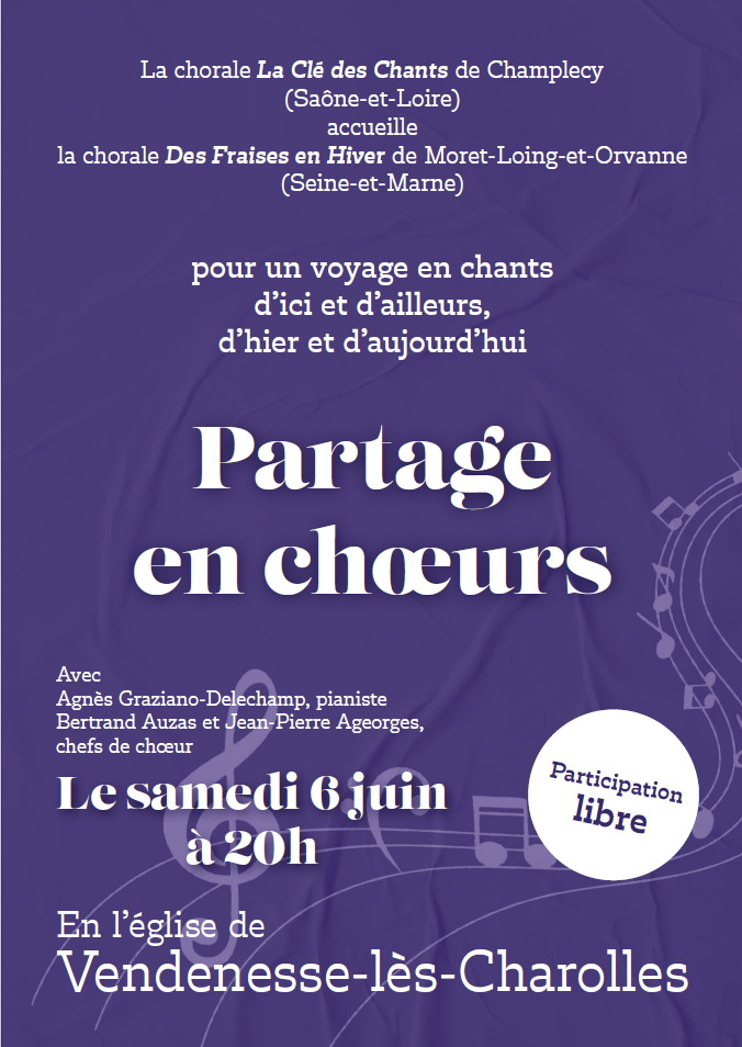 PARTAGE EN CHOEURS