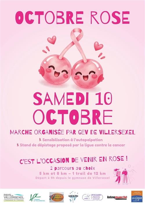 Octobre Rose &agrave; Villersexel