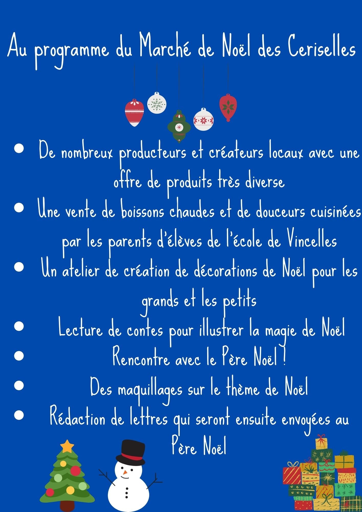 MARCHÉ NOËL DU CAMPING DES CERISELLES