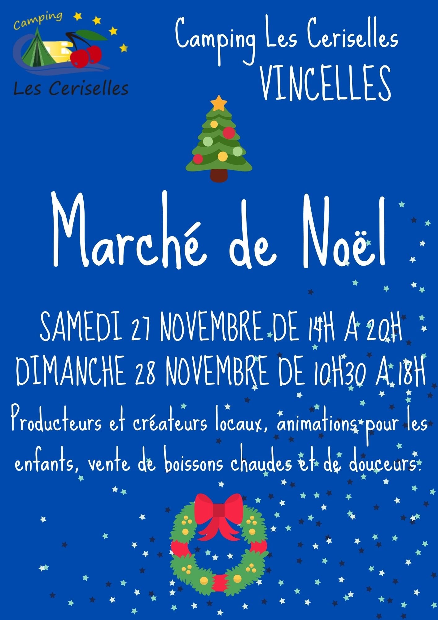 MARCHÉ NOËL DU CAMPING DES CERISELLES