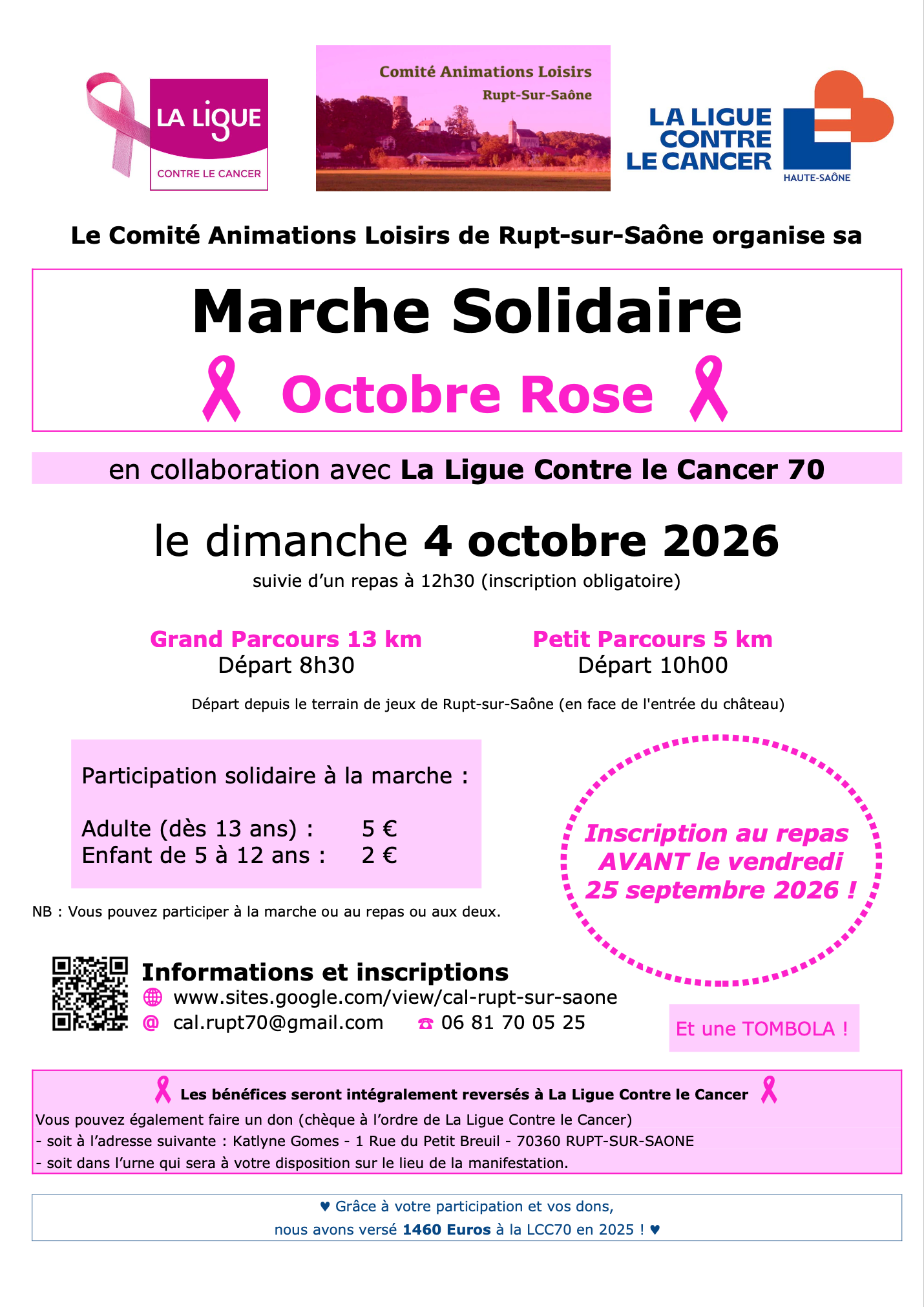 Octobre Rose - Marche solidaire