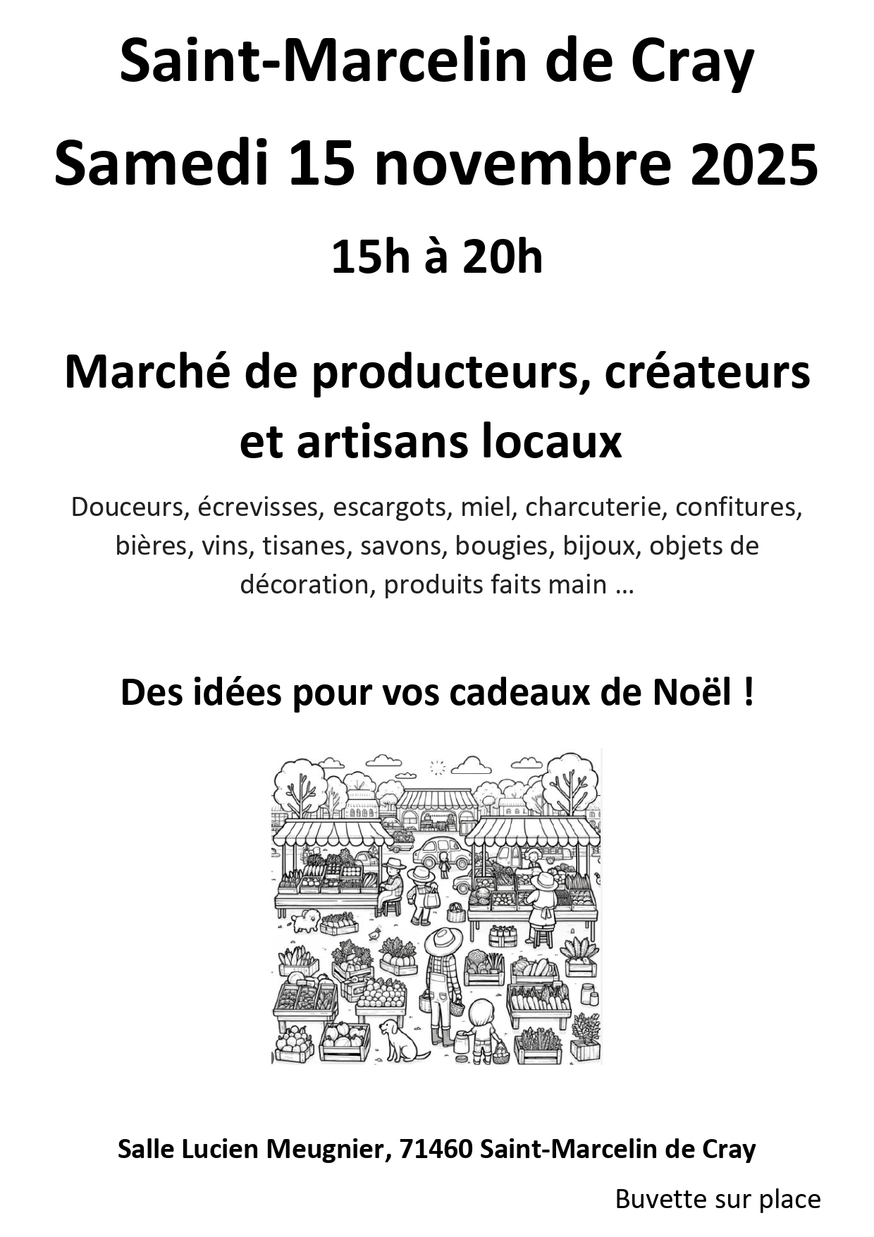 Marché d'hiver des producteurs, créateurs et artisans locaux 