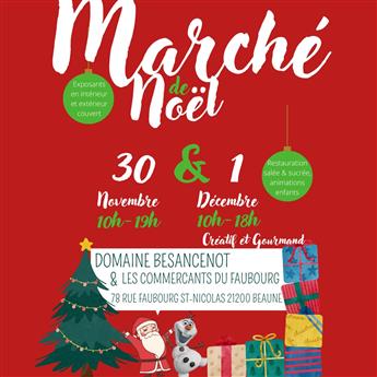 Marché de Noël des producteurs au Domaine Besancenot