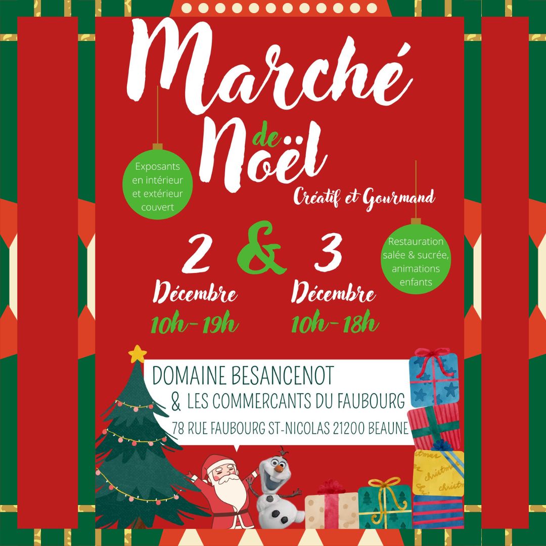 Marché de Noël Domaine Besancenot