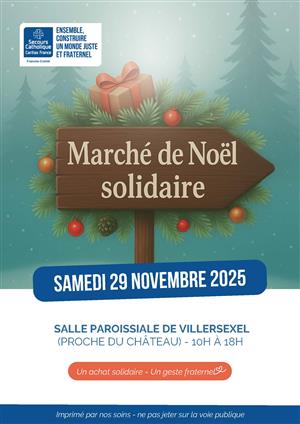 Marché de Noël solidaire