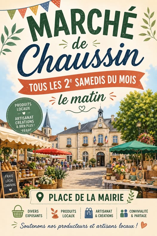 Marché de Chaussin — visuel événement