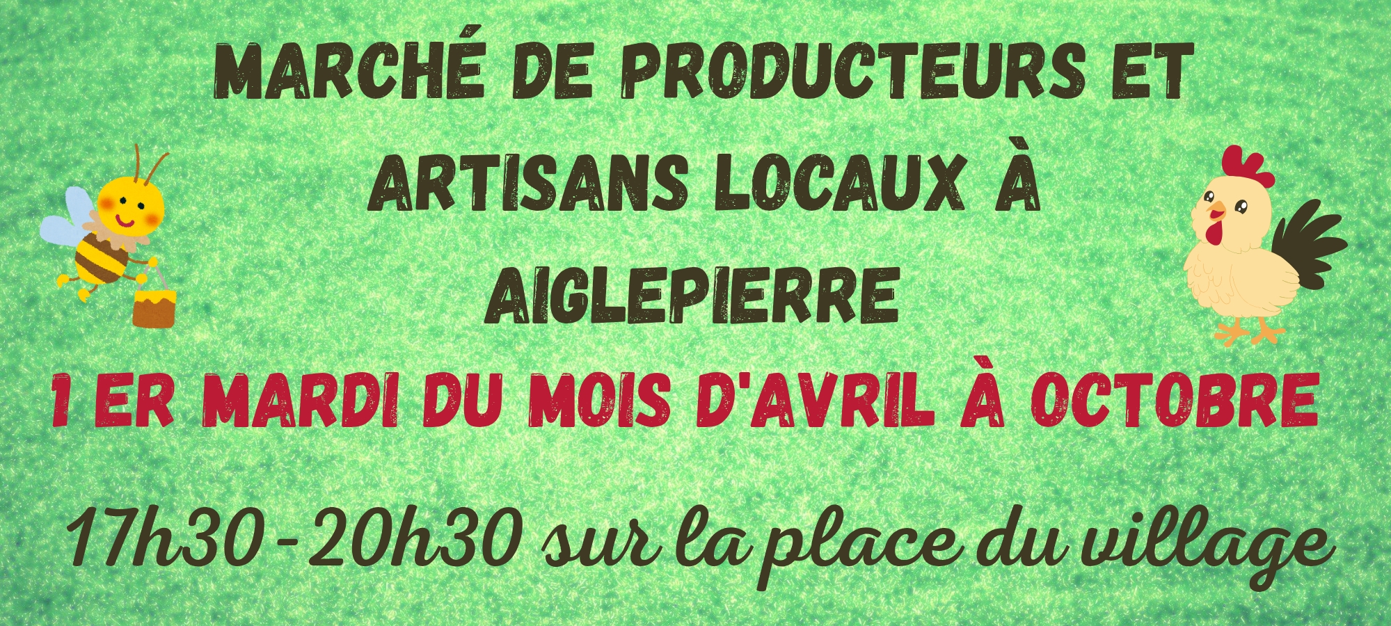Marché producteurs & artisans locaux
