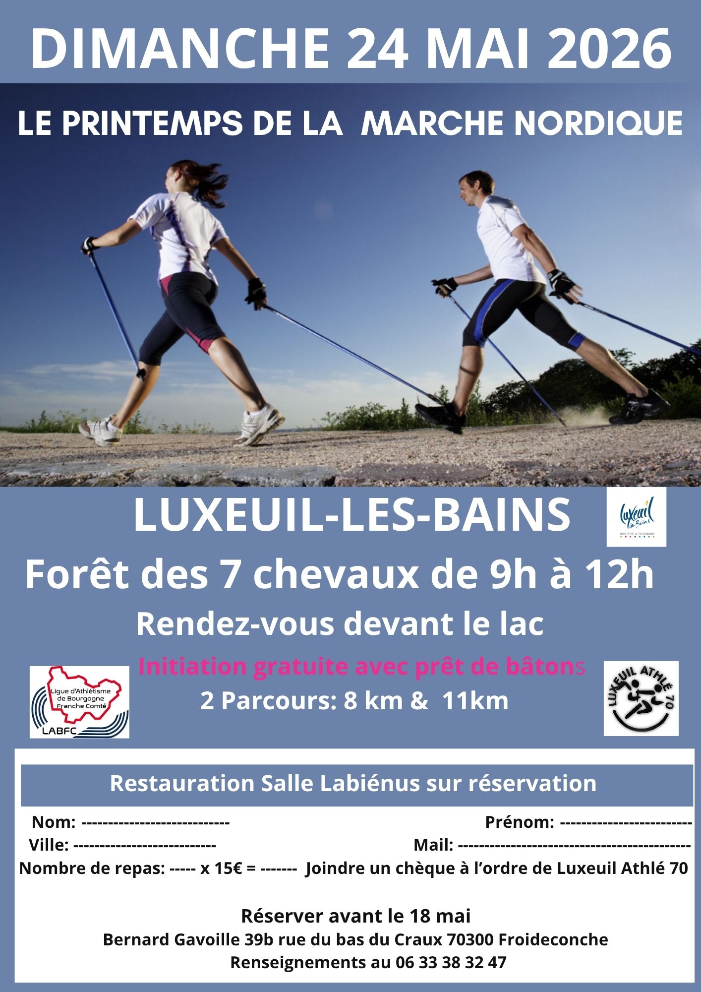 Printemps de la marche nordique