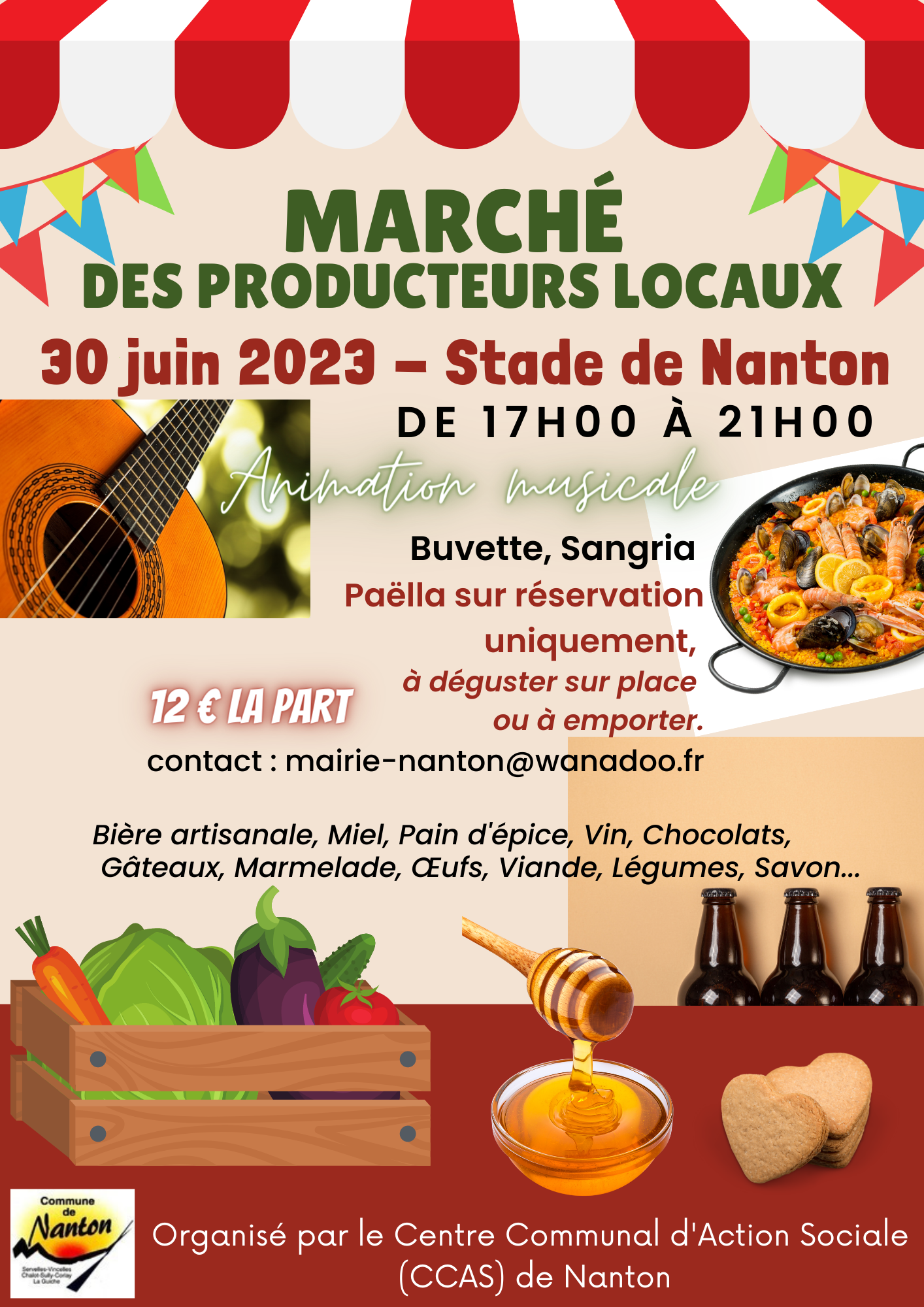 Marché producteur NANTON CCAS