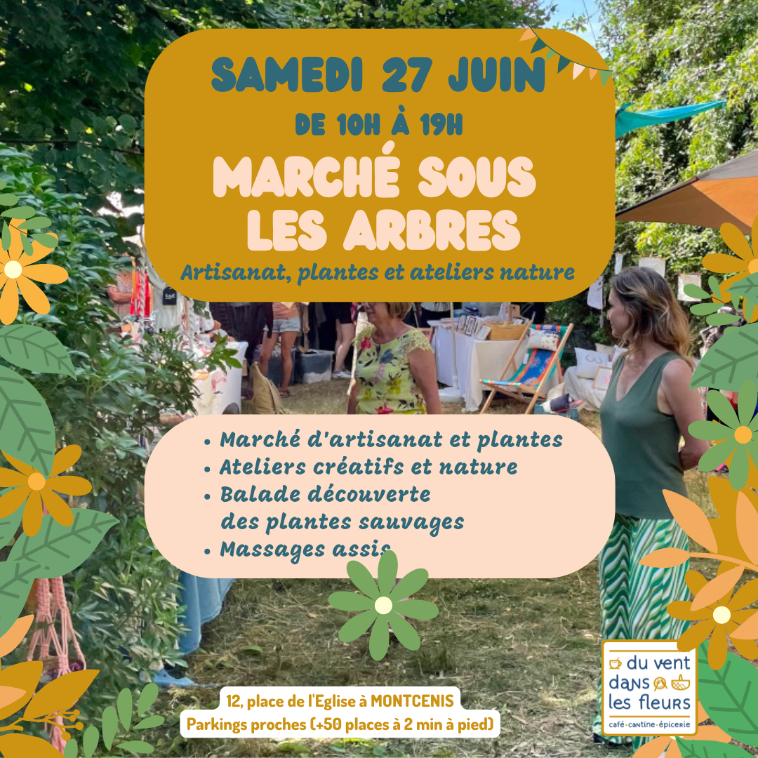 Le marché sous les arbres