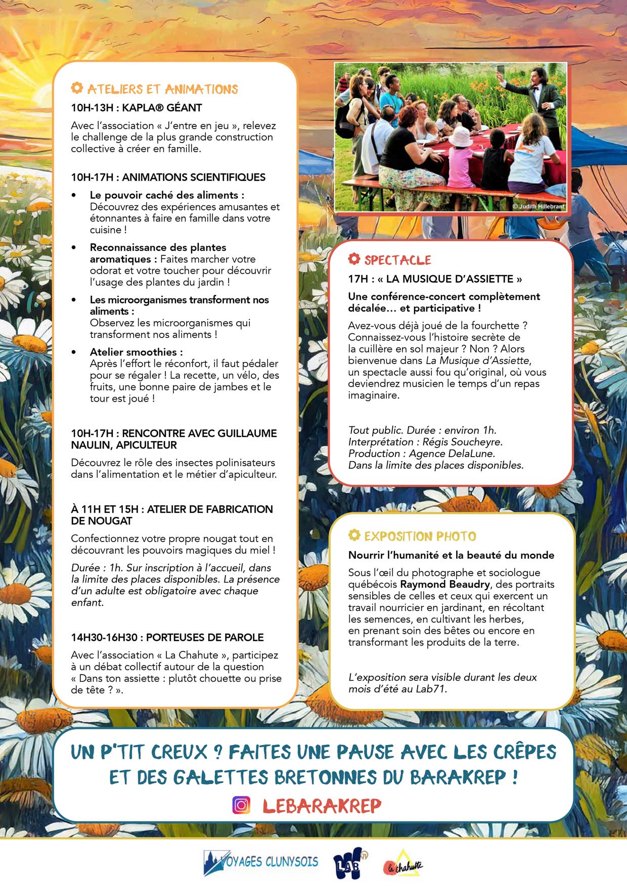 Journée alimentation programme 2