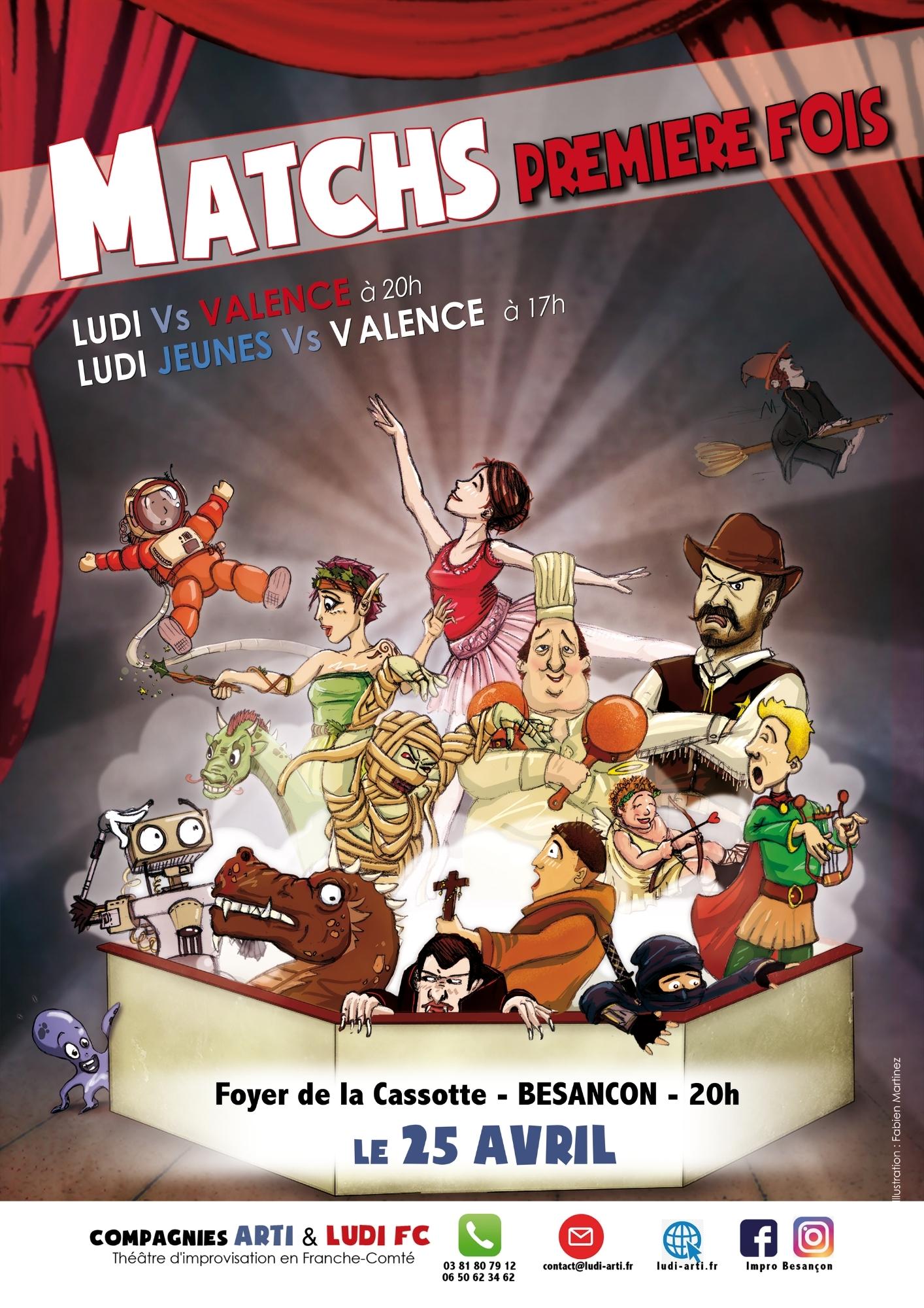 Match d'improvisation - Besançon VS Valence 
