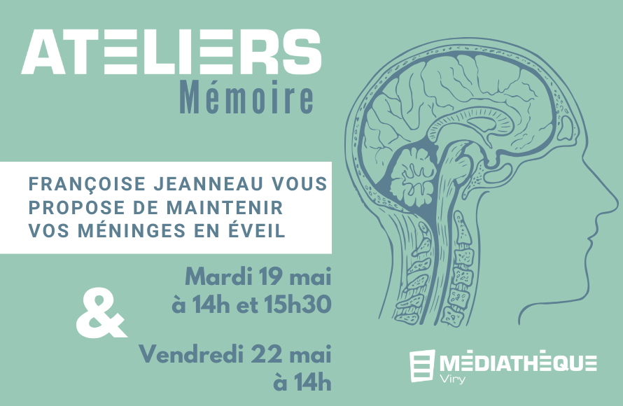 Médiathèque de Viry : Ateliers mémoire — visuel événement