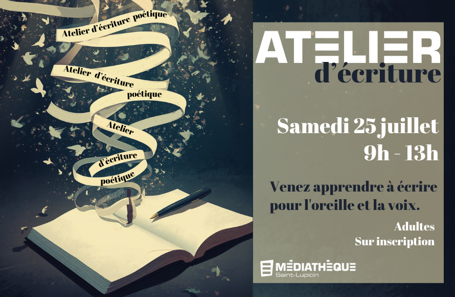 Médiathèque de Saint-Lupicin : Atelier d écriture poétique