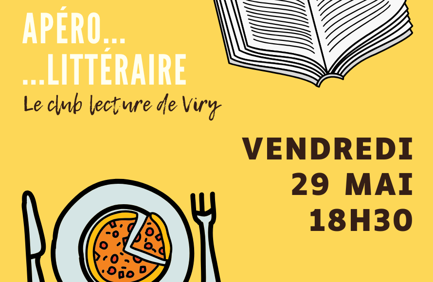 Médiathèque de Viry :Club de lecture -Apéro littéraire — visuel événement
