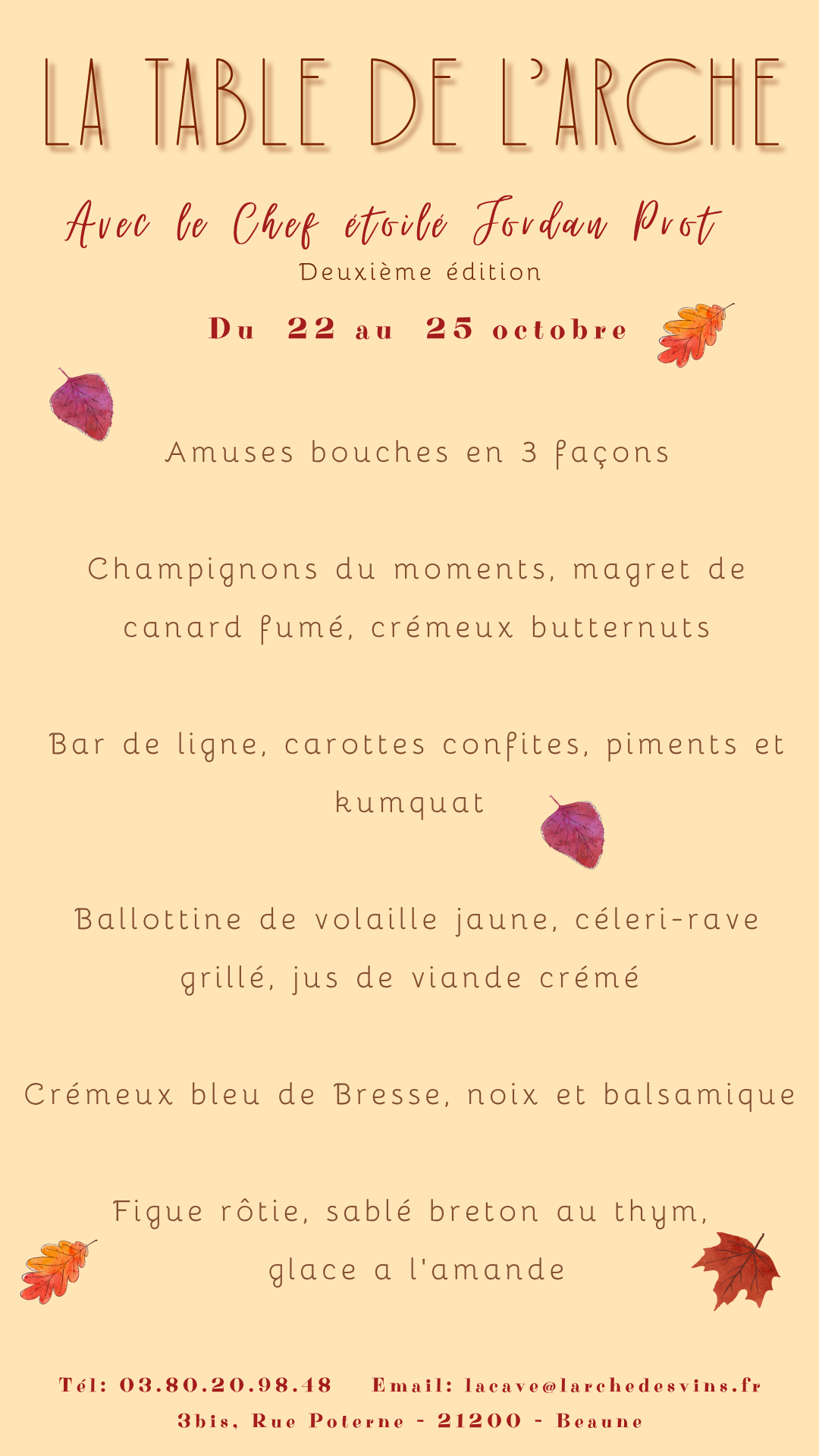 Menu post insta Prot Octobre 2025 (Votre story) - 1