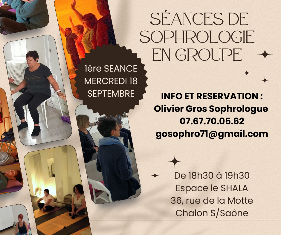 Séances collectives de Sophrologie Chalon-sur-Saône