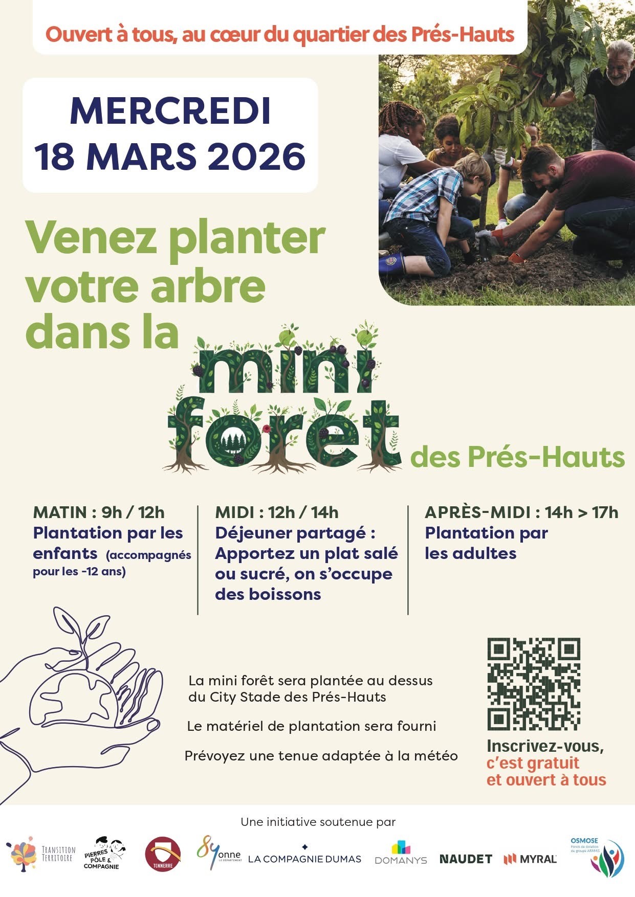 Venez planter votre arbre !