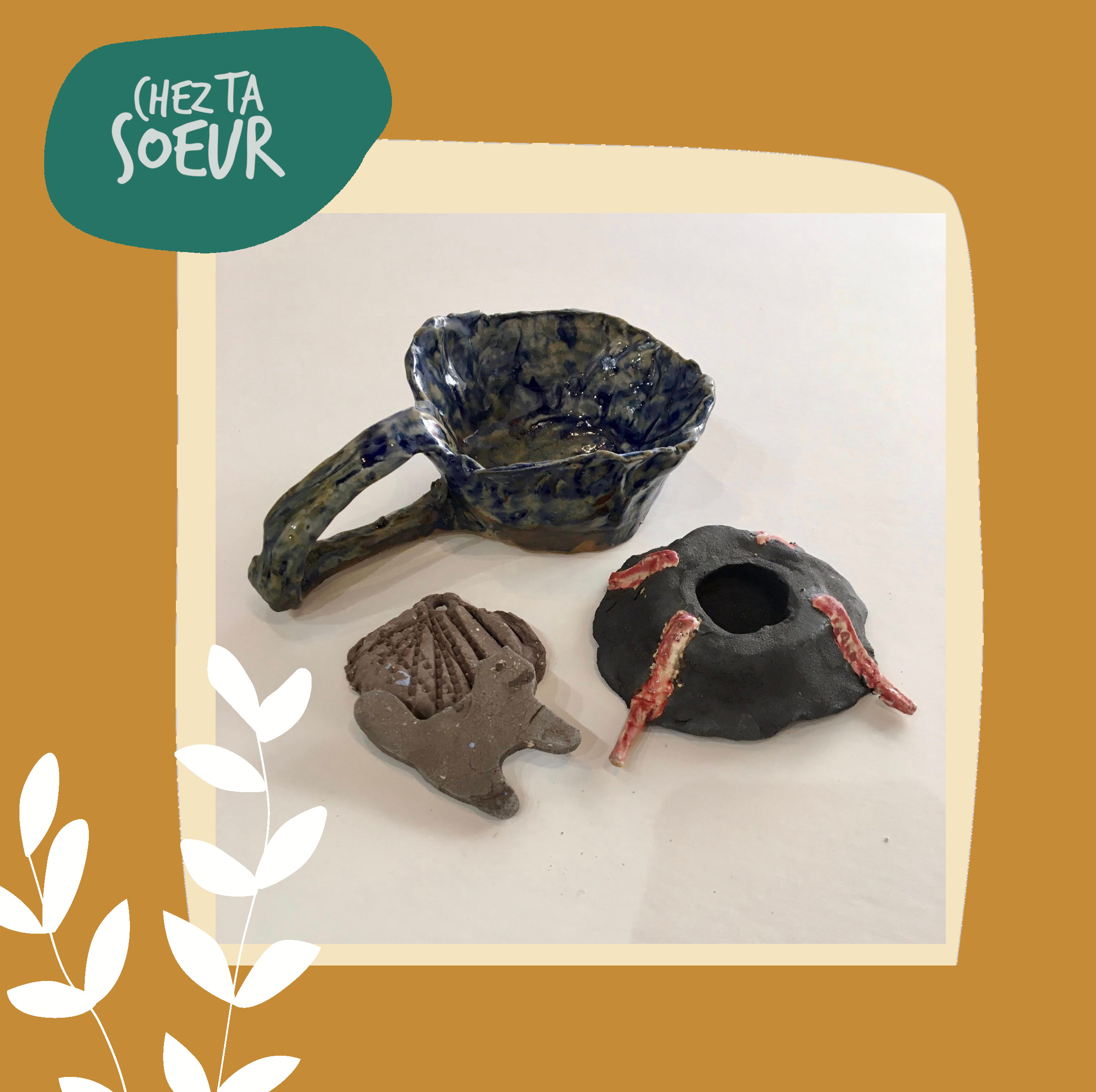 Atelier modelage terre enfants