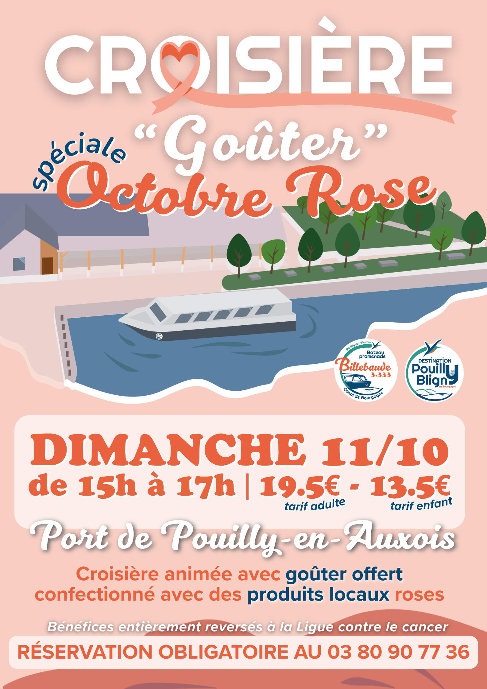 Croisière Goûter spéciale Octobre Rose