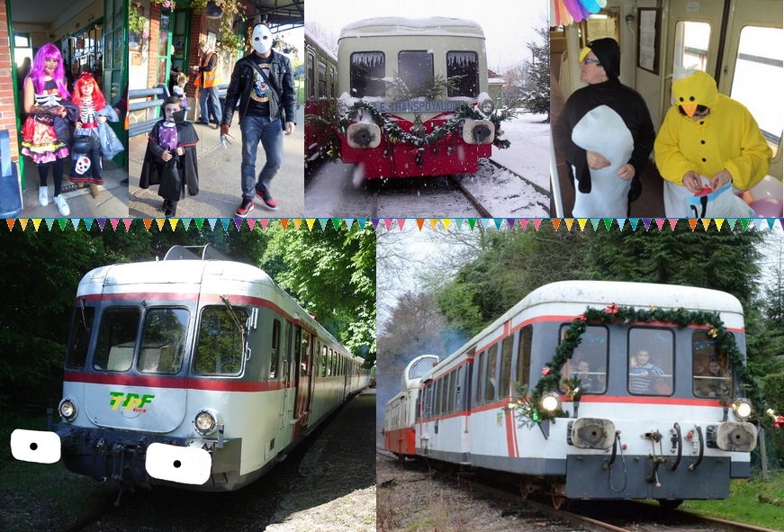 Montage trains événementiels