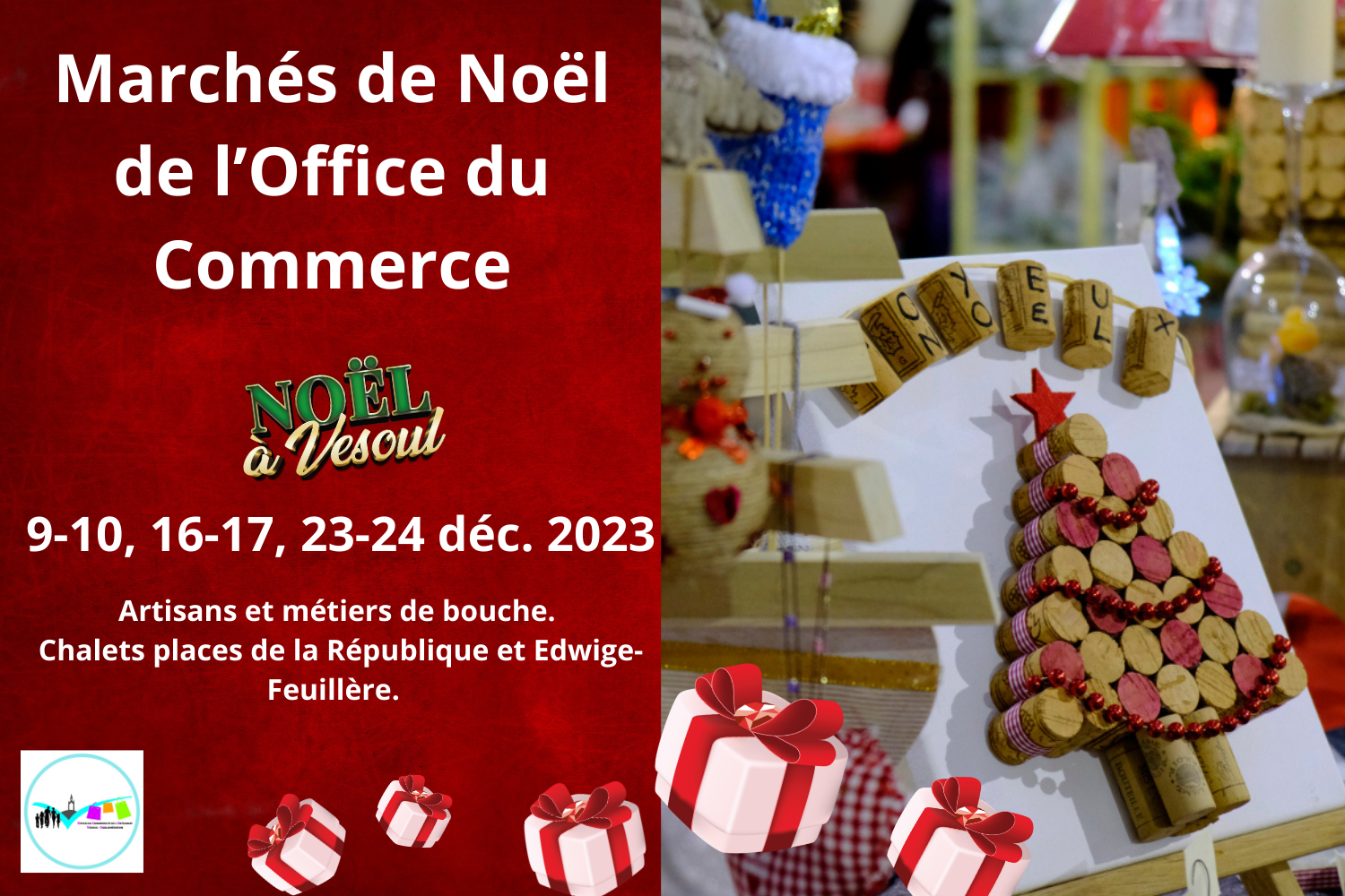 Marché Noel office commerce 