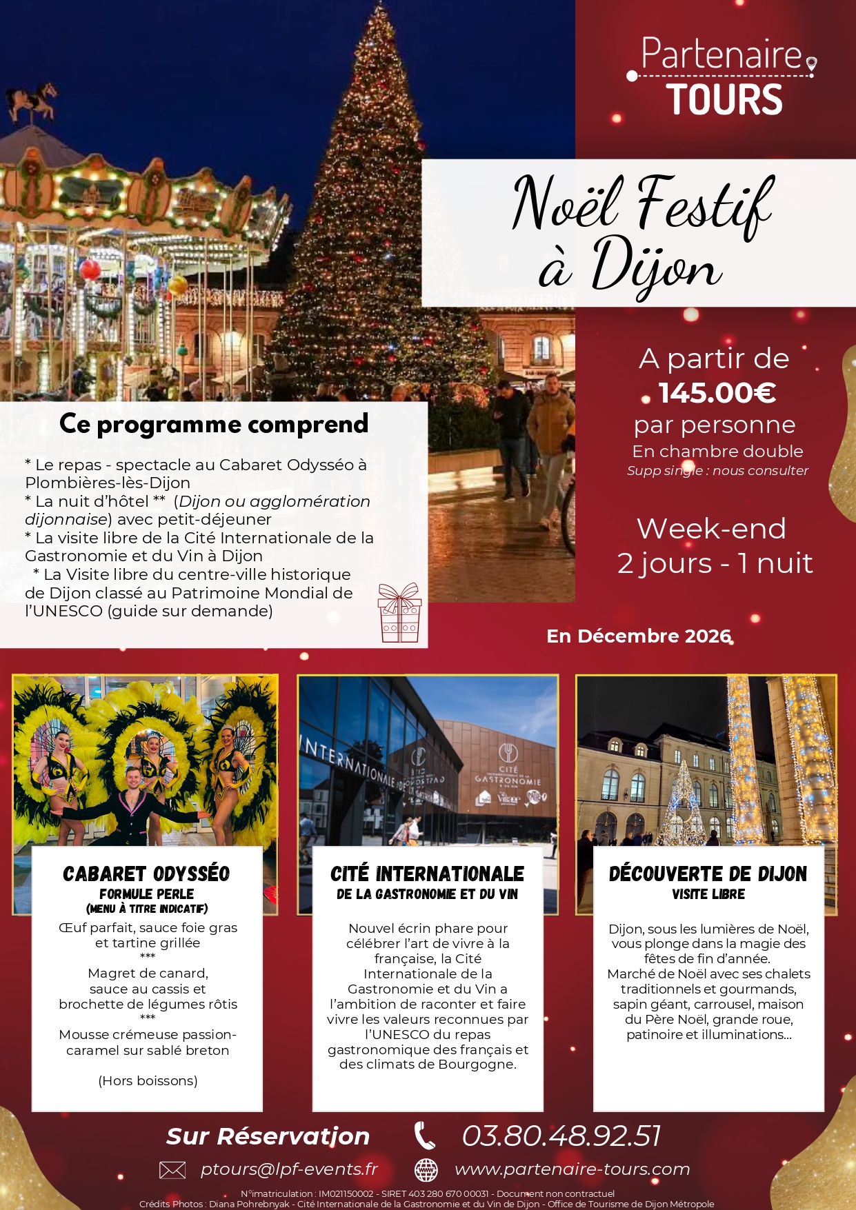 Week end : NOEL FESTIF A DIJON