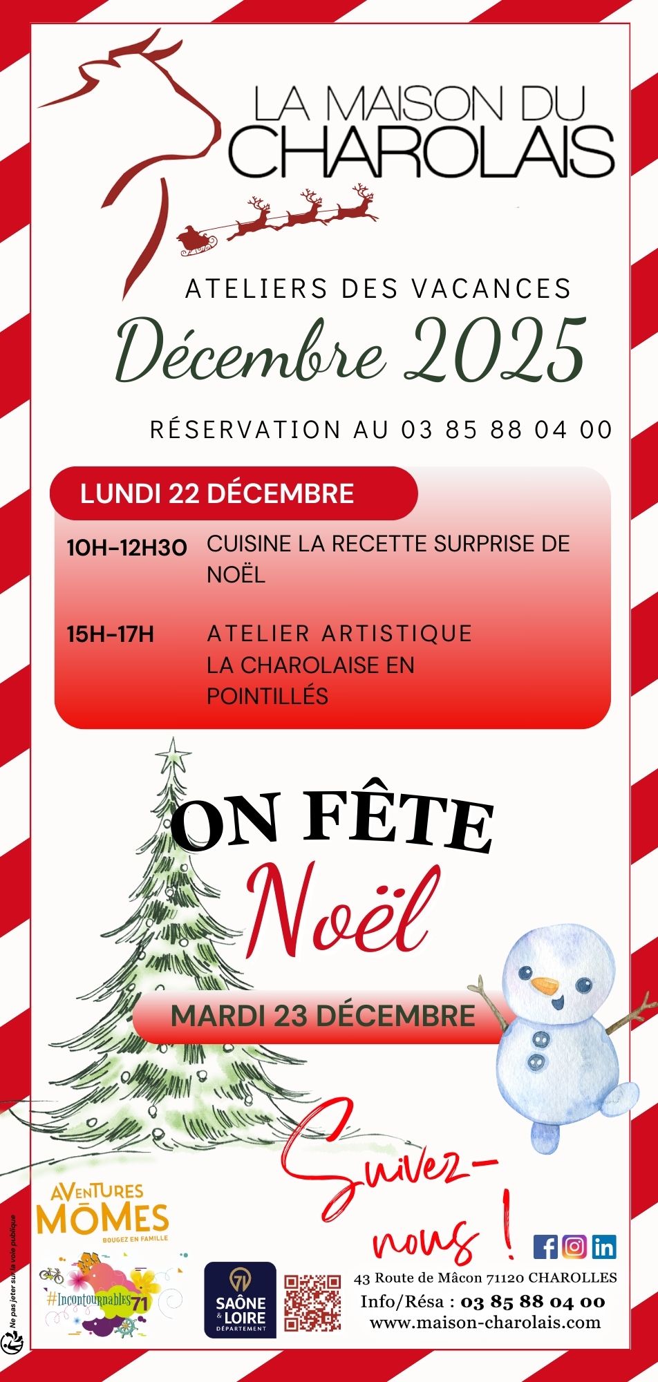 © M. MILLER - Agenda des animations 2025 - Noel recto