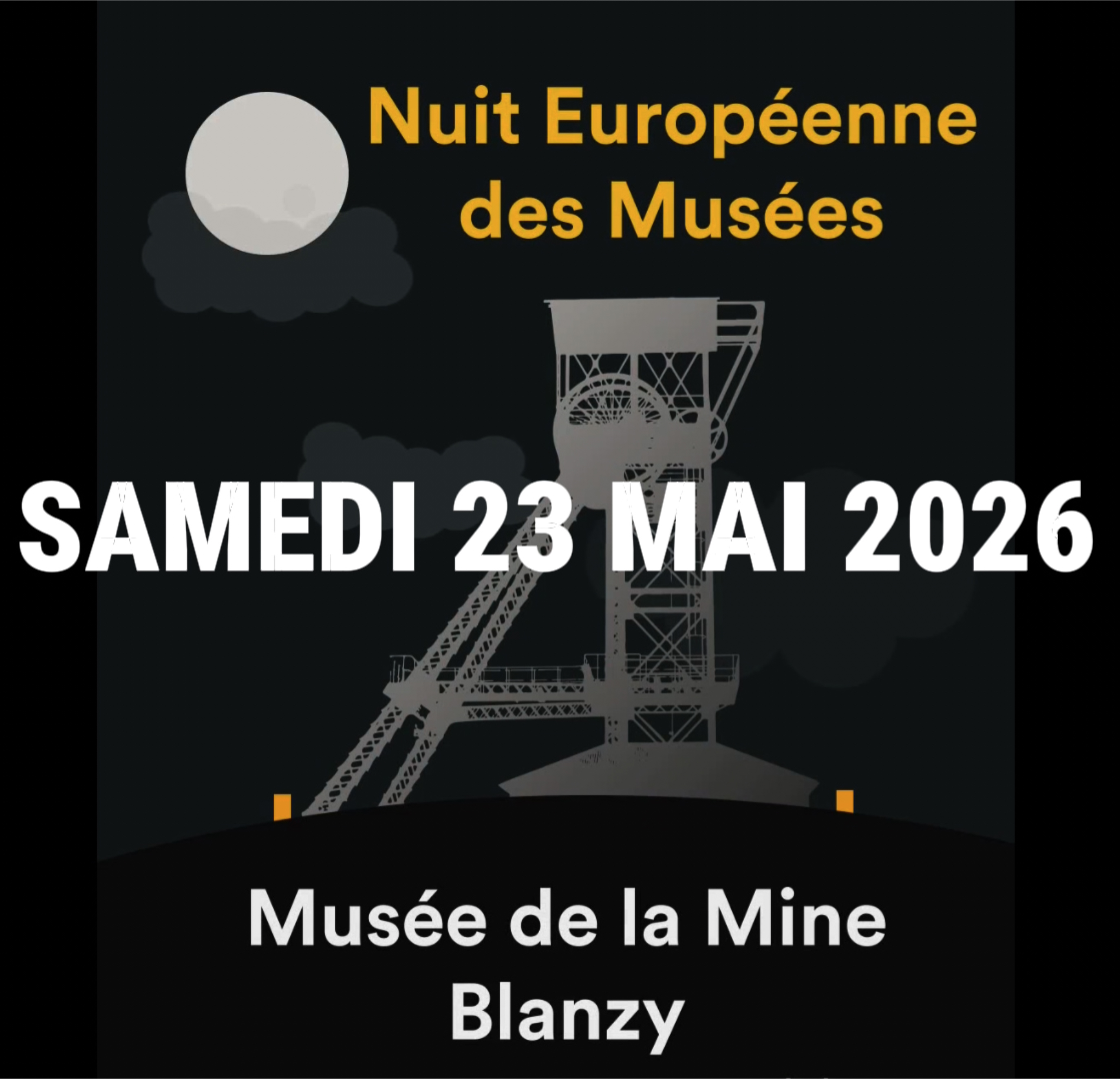 Nuit européenens des musées au Musée de la Mine — visuel événement