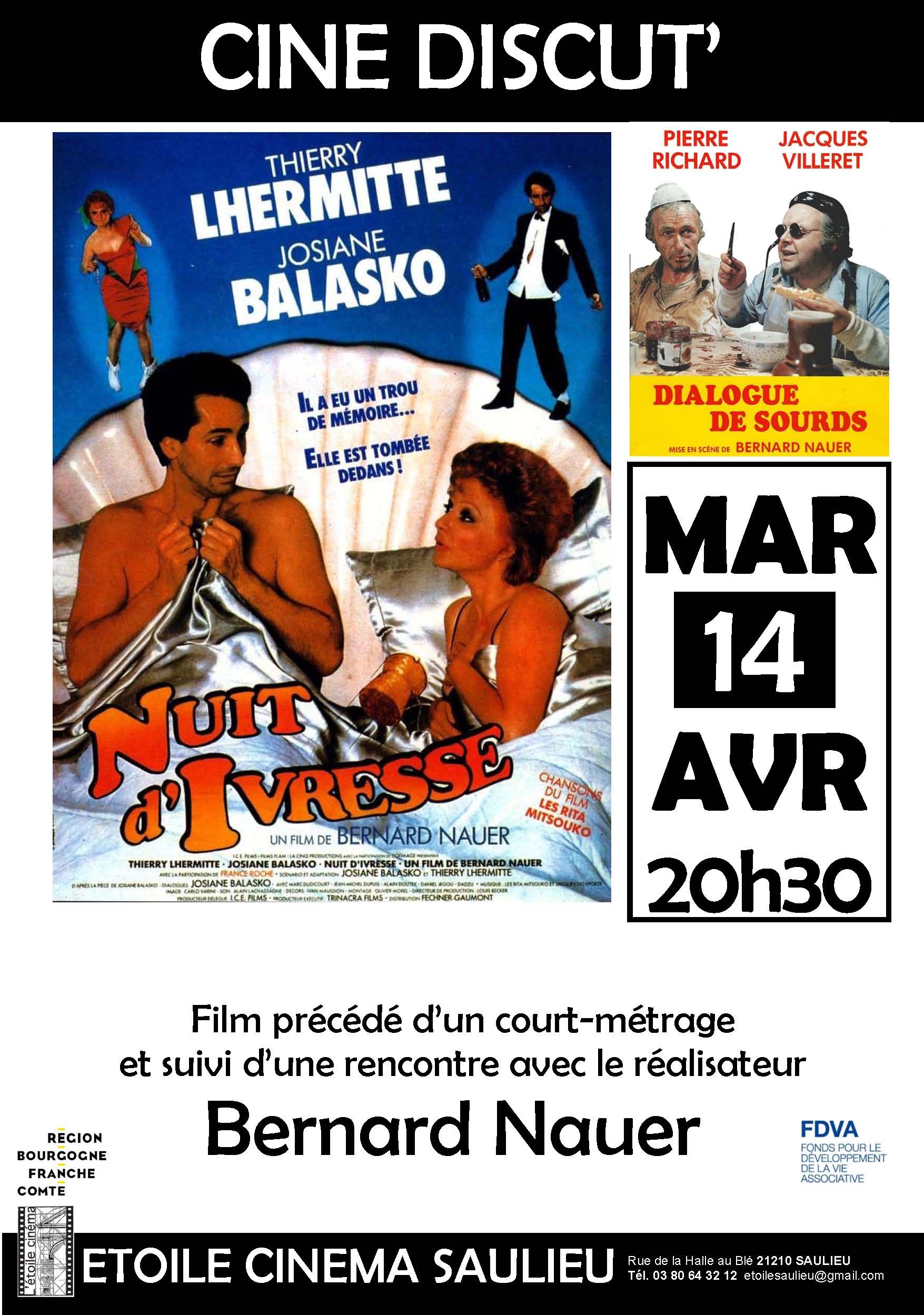 Ciné-discut' : 2 films de Bernard Nauer à découvrir