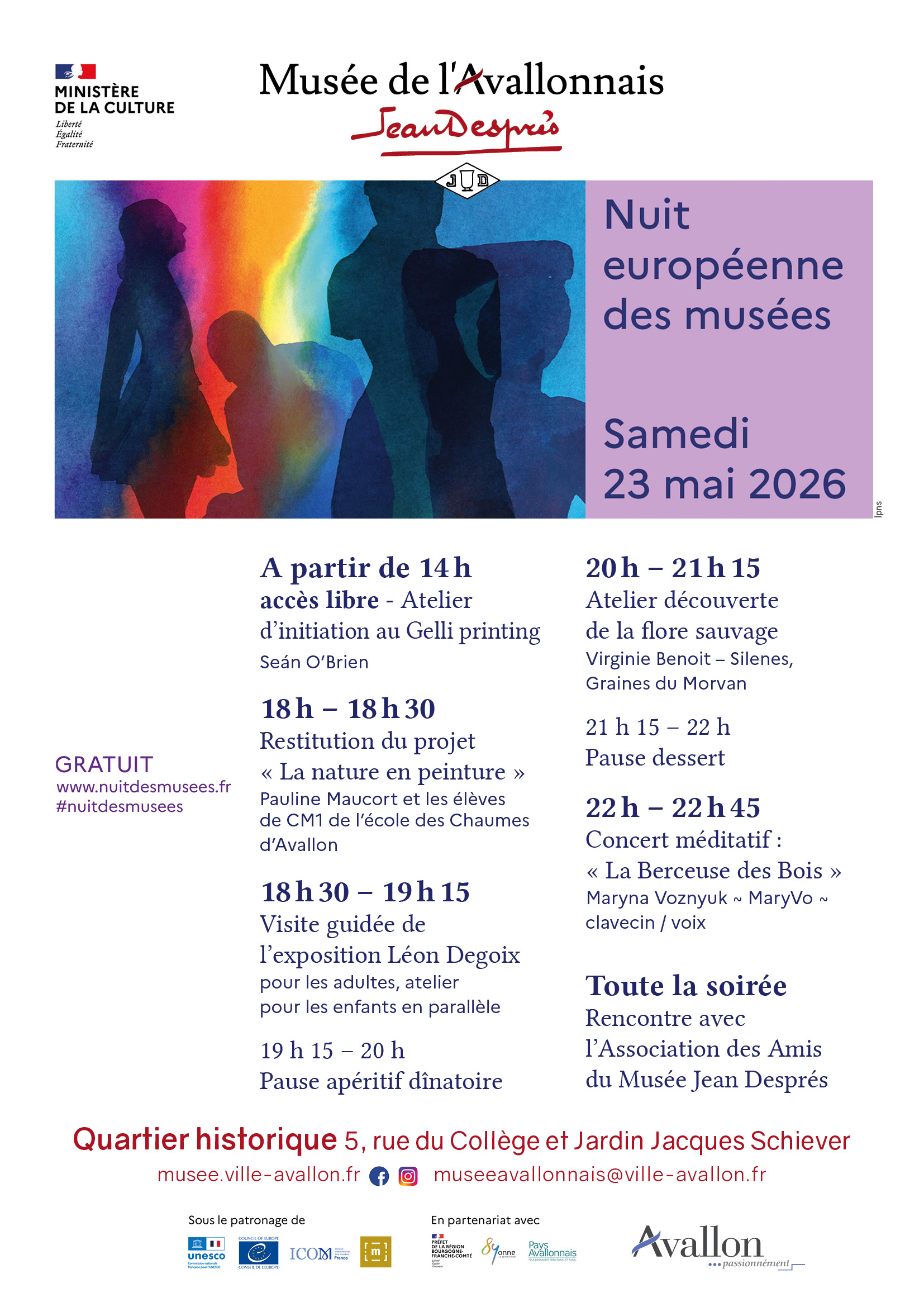 Nuit des Musées 2026 au musée de l'Avallonnais