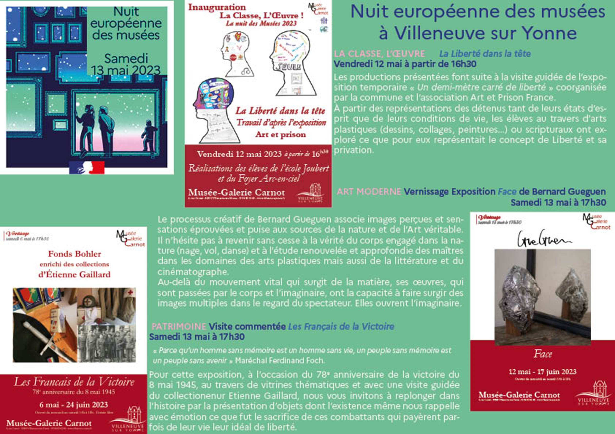 Nuit des Musées à Villeneuve-sur-Yonne