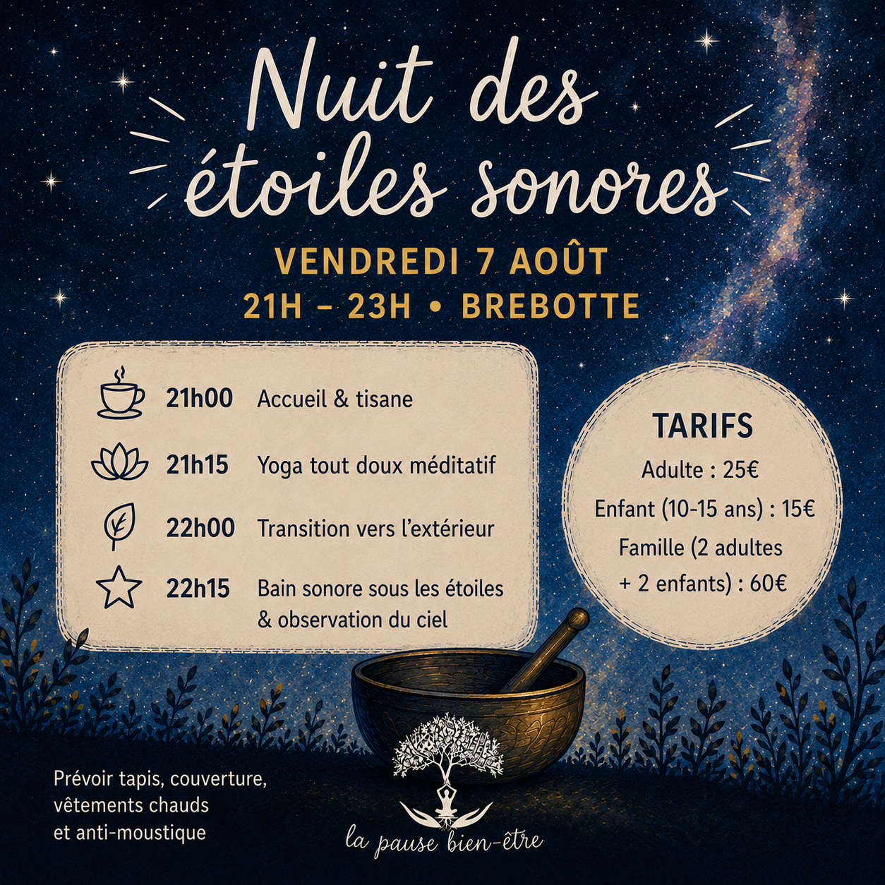 Nuit des étoiles sonore