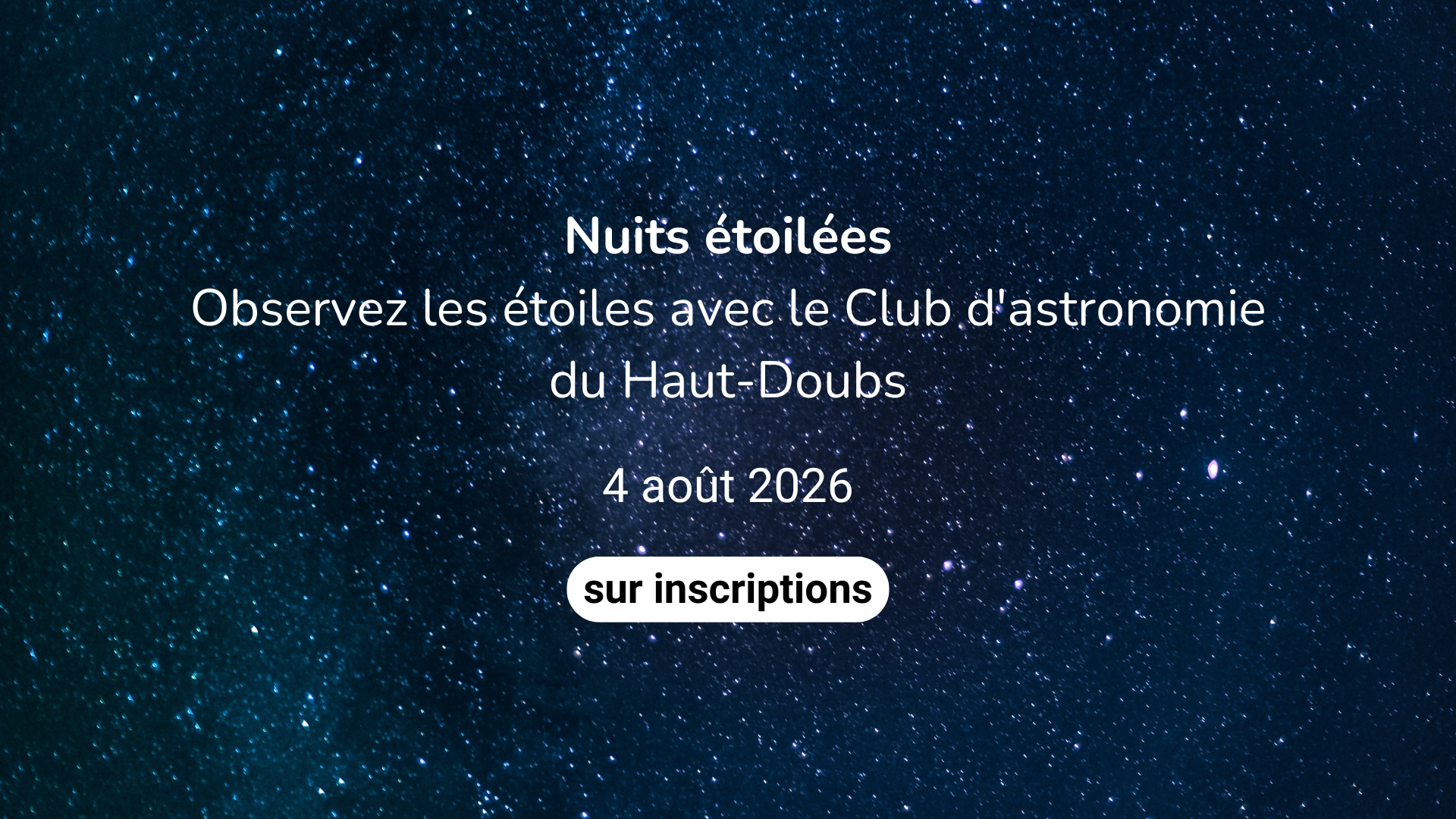Nuit étoilée au Camping de la Forêt