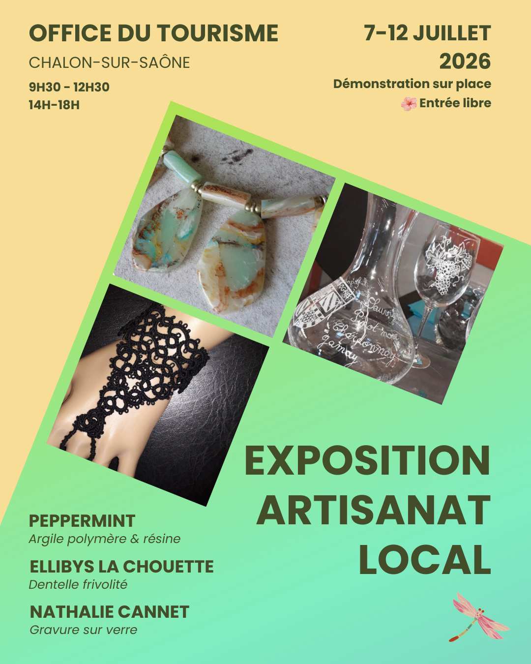 Exposition d'artisanat local