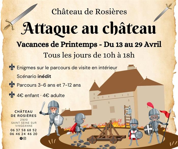 Attaque au château, jeu de piste familial