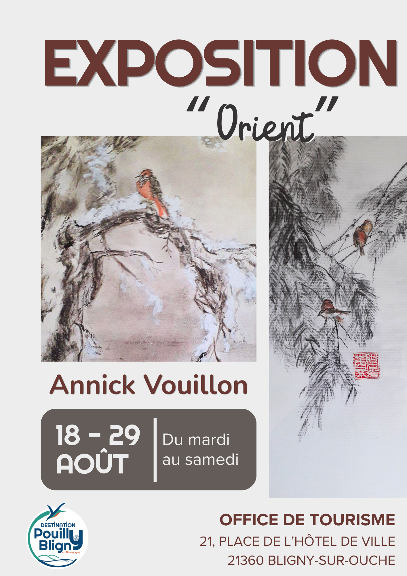 Exposition de peintures - Annick Vouillon- Bligny sur Ouche