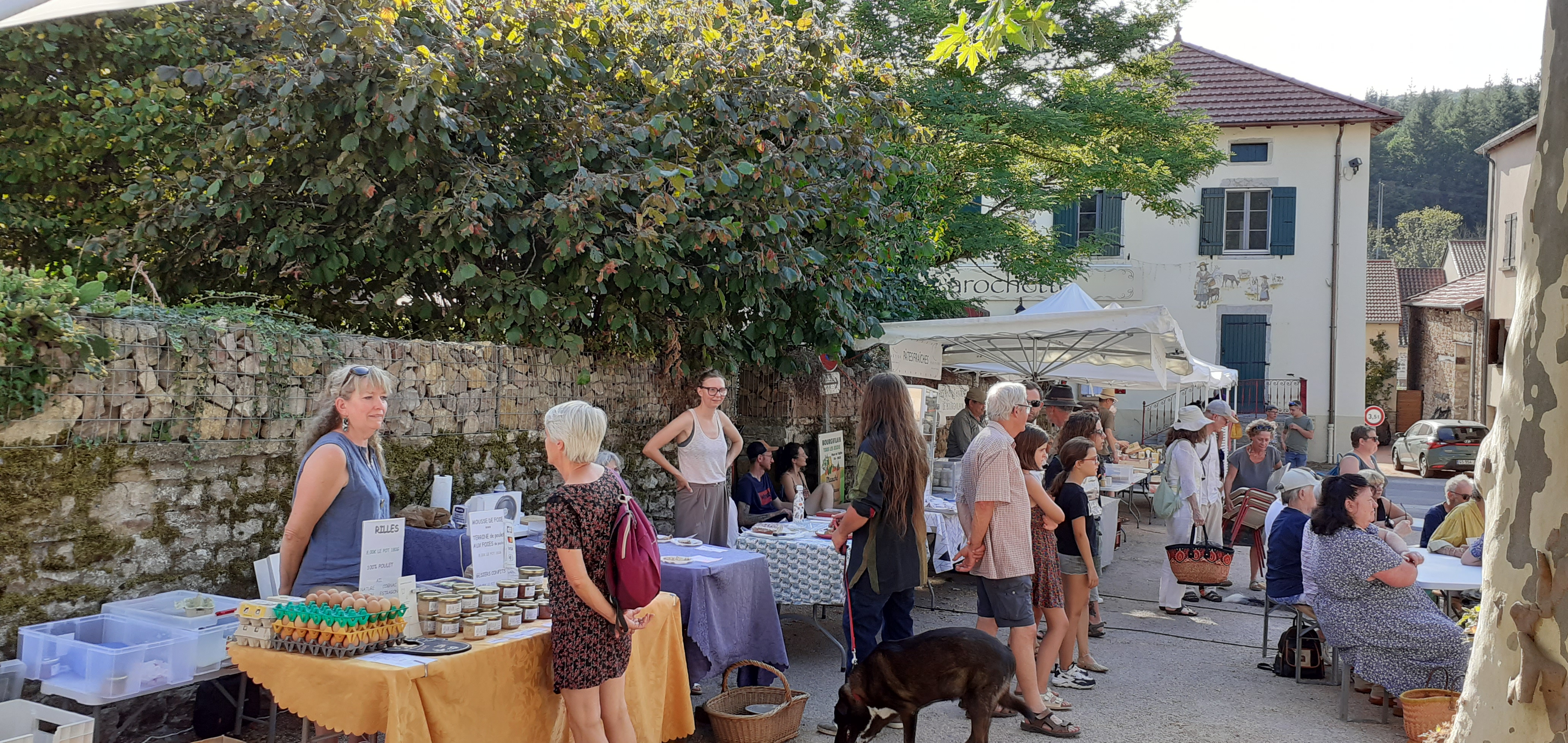 Aldo Artie Folk en concert au p'tit marché de Bourgvilain